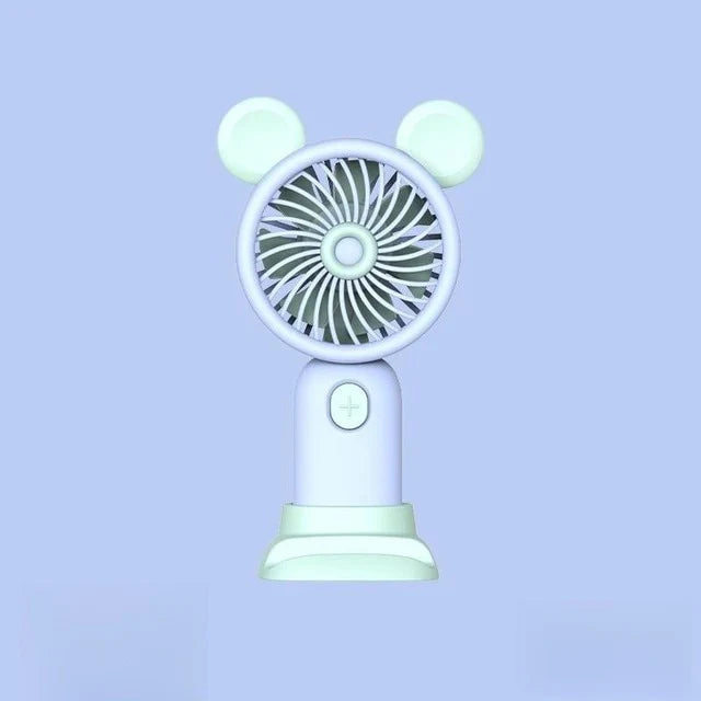 Portable Handheld Fan – Mini USB Rechargeable Personal Desk