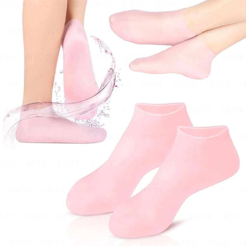 Anti Slip Silicone Moisturizing Socks