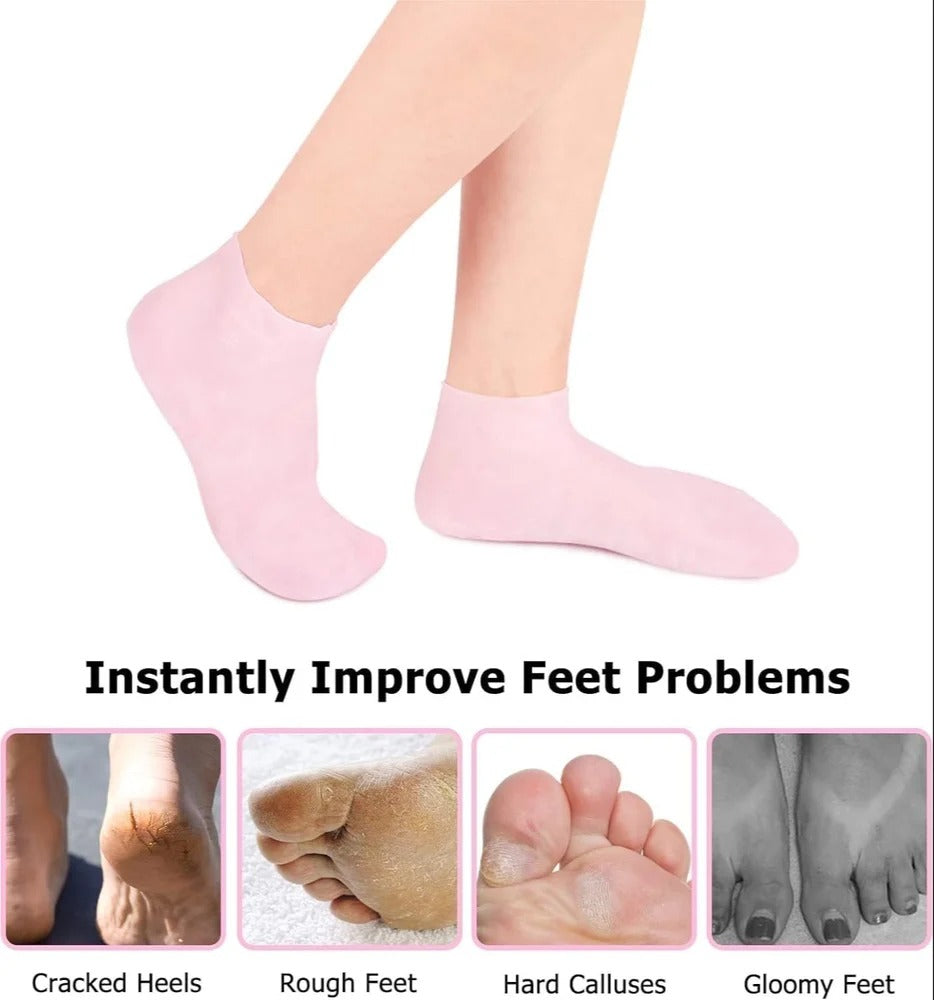 Anti Slip Silicone Moisturizing Socks