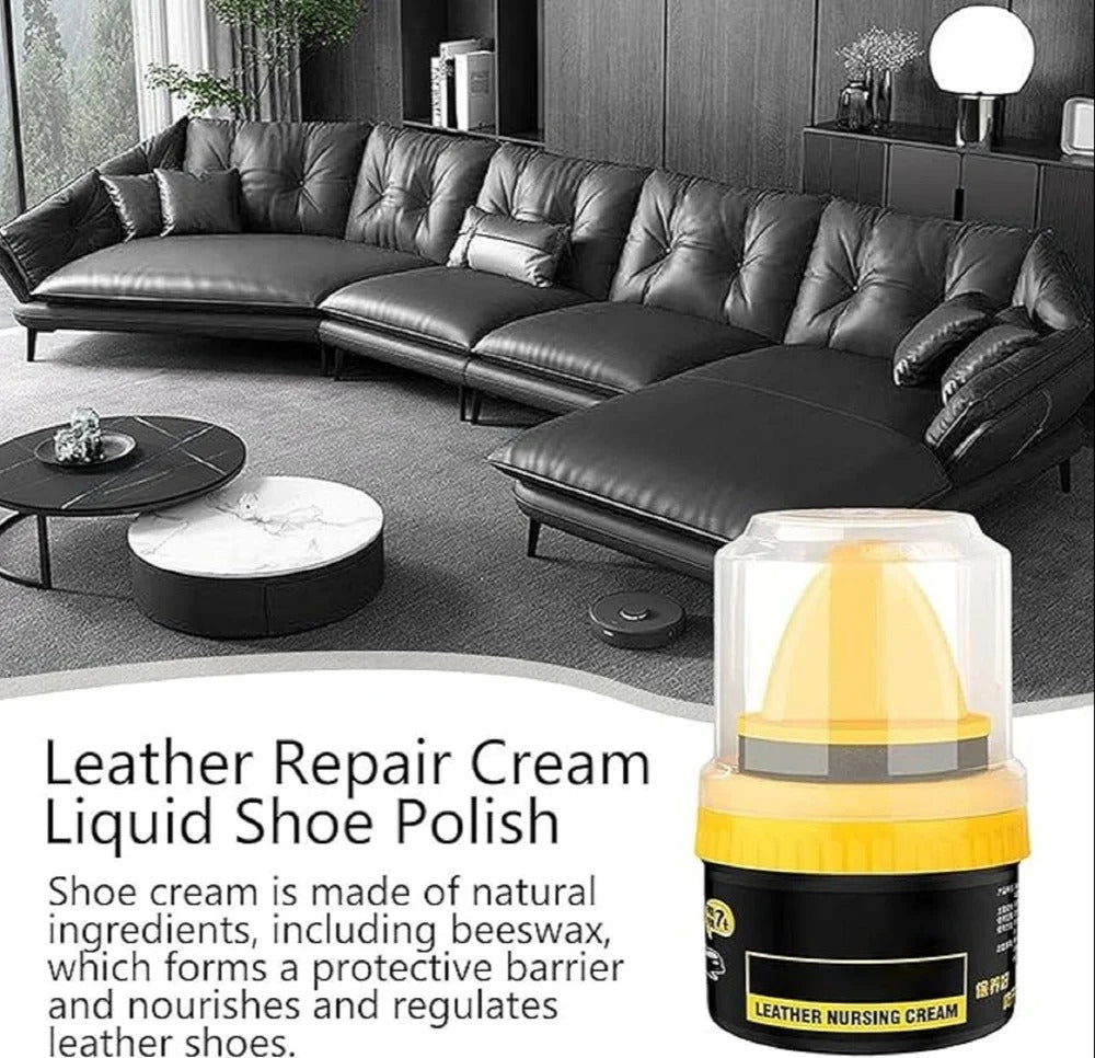 Natural Cream Leather Shoe Polish